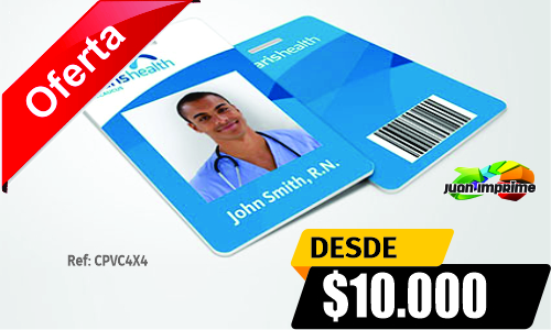 Juanimprime; Diseño e impresion de Carnéts de identificacion empresarial para todo tipo de industrias.